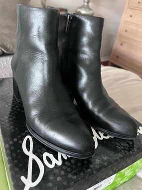 Sam Edelman Joey Black leather boot size 8